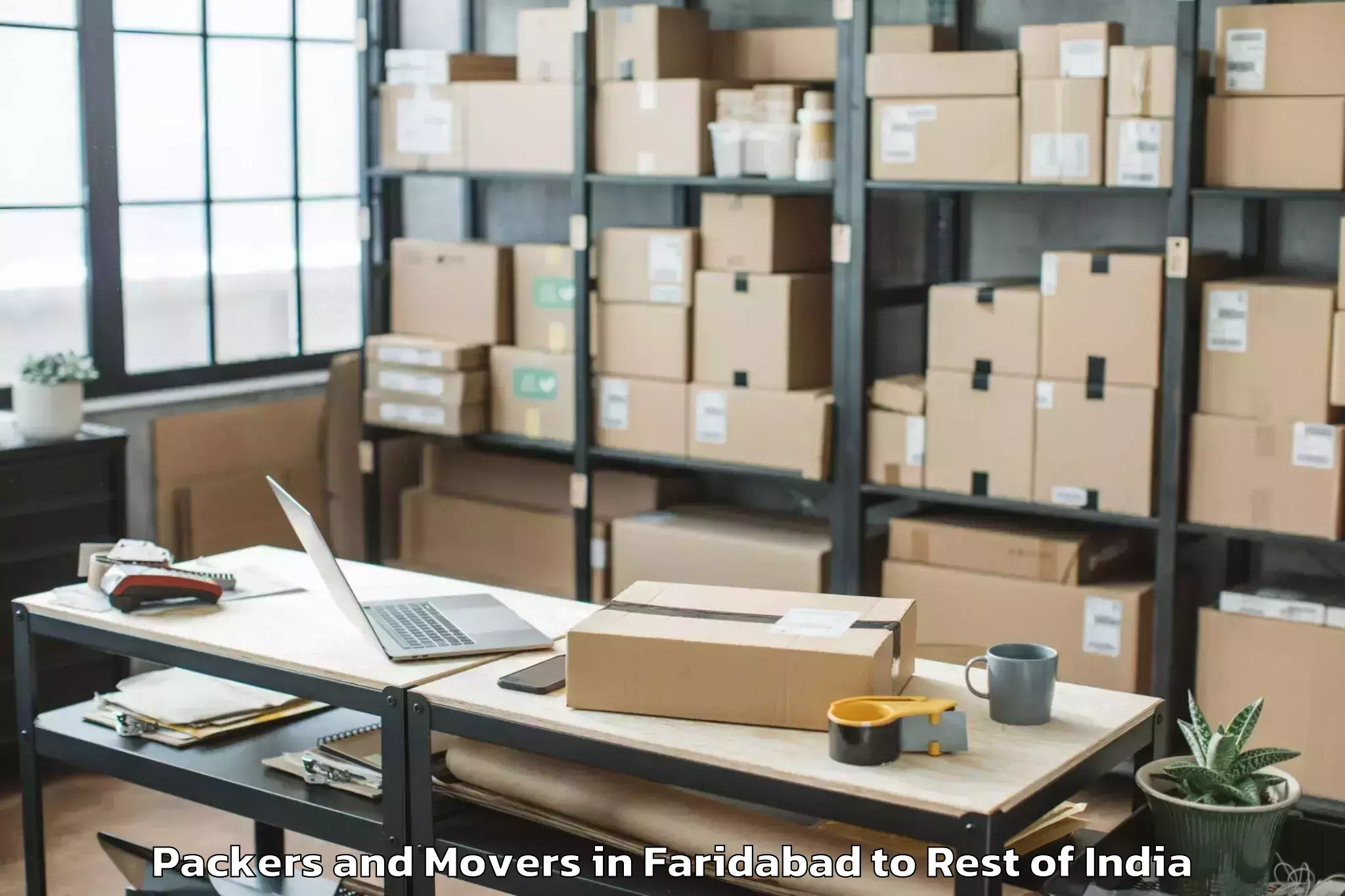 Reliable Faridabad to Pangin Packers And Movers